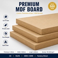 Panneau MDF double face en placage de mélamine, panneau MDF 18 mm, panneaux de sculpture modernes DIY, panneaux de fibres pour la fabrication de meubles