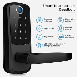 Cerradura Inteligente con Protocolo WiFi Matter de Tuya, Aleación de Aluminio, Compatible con TTlock, HomeKit y <span class=keywords><strong>Alexa</strong></span>, Manija Digital con Huella Dactilar para Airbnb - Product Image 3