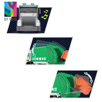 Camion poubelle télécommandé SY 2.4G 11CH à commande vocale pour bébé, portée 30-40M, chargeur USB, utilisation intérieure-extérieure, pour enfants