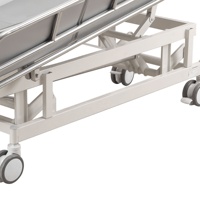 Leho Bain Chariot Douche pvc Matelas Hôpitaux Lit Douche Hydraulique pour Personnes âgées Handicapées Lits d'hôpital Lit de bain
