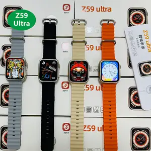 Pas cher Prix Z59 Ul-tra Smartwatch 2022 2.02 Pouces Bt Appel Série 8 Étanche Diy Cadran Support Android Ios Smart Watch Z59