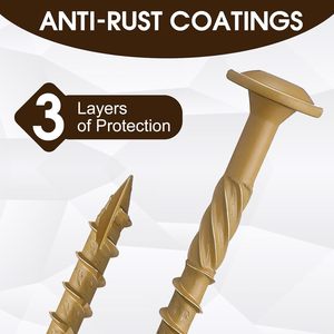 Hochbelastbare Große Schraubenköpfe als Ersatz für Holz-zu-Holz-Verbindungen, Hochfeste Konstruktionsschrauben - Product Image 3