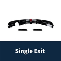 Diffuseur arrière, becquet arrière avec LED pour BMW Série 3 F30 2013-2019 M Sport MP Style, kit carrosserie, vente en gros