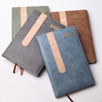 Revues logo personnalisé 2025 carnet de notes couverture personnalisée porte-stylo promotionnel en gros planificateur agenda A5