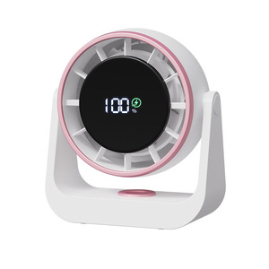 Mini Air Circulation Fan 7 9.9 In USB Rechargeable High Velocity Wall Mount Desk Use - Product Image 5