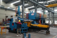 Presse d'extrusion de profilés en aluminium à course courte CNC Hengda 2000T, ligne d'extrusion automatique
