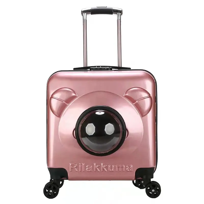 Sac pour chat Portable, chariot pour animaux de compagnie, roues de transport pour animaux de compagnie, sac de voyage avec roues