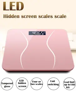 Ergonomic design skin-friendly digital body scale with different color choice