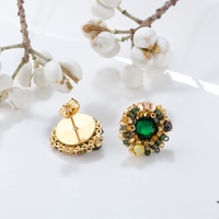 Manik-manik Miyuki Buatan Tangan Desain Bunga Earnail yang Indah Aksesoris Wanita Mewah Penjualan Langsung Pabrik