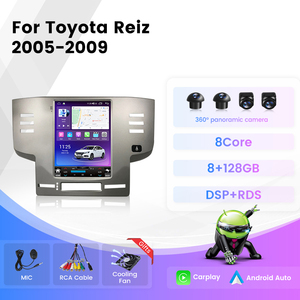 Mekede 9.7 inch màn hình <span class=keywords><strong>Android</strong></span> đài phát thanh xe DVD Player cho Toyota Mark x Reiz 2005-2009 với DSP âm thanh <span class=keywords><strong>Android</strong></span> Auto BT WIFI - Product Image 2