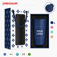 Vaso Térmico Personalizado para Café de 13oz, Taza de Viaje de Acero Inoxidable, Taza de Café con Logotipo Personalizado, Regalo Promocional, Venta al Por Mayor OEM