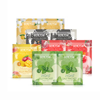 Kit professionnel de spa et de soin des pieds à la gelée et aux sels - Kit de pédicure à la gelée cristalline pour bain de pieds - Poudre de gelée relaxante pour bain de pieds spa