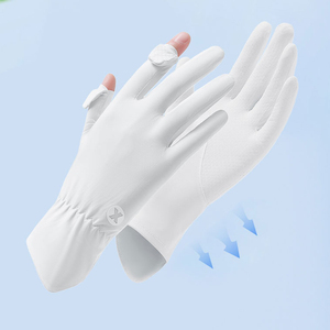 Guantes de seguridad de protección solar UV para mujer de verano, guantes de pantalla táctil para deportes al aire libre, conducción, pesca, guantes de trabajo