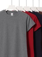 Kaos Polos Lengan Pendek Wanita Bahan Katun Lembut Berkualitas Tinggi, 92% Katun 8% Spandex, Sablon Custom Grosir