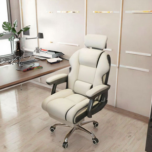 Silla Ejecutiva de Lujo Reclinable con Respaldo Alto, Silla de Oficina con Reposapiés Extraíble, Silla Ergonómica para Computadora y Juegos para Salón - Product Image 6