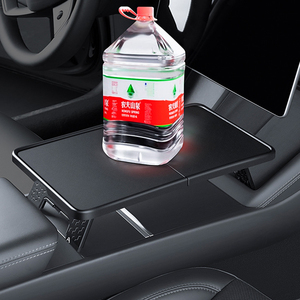 แบบพกพาเหมาะสำหรับรุ่นเทสลารุ่นจูนิเปอร์3Y พับเก็บได้ควบคุมส่วนกลางโต๊ะเก็บอาหารสำหรับอุปกรณ์เสริมรถยนต์ - Product Image 5