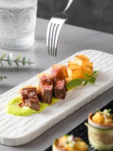 Assiette en céramique Plateaux rectangulaires Plateaux de <span class=keywords><strong>service</strong></span> Assiettes à sushi japonaises <span class=keywords><strong>Service</strong></span> de <span class=keywords><strong>vaisselle</strong></span> ou fêtes Dessert - Product Image 2