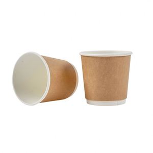 Gobelet à double paroi de nouvelle conception avec logo personnalisé jetable, résistant à la chaleur, anti-fuite, en papier - Product Image 5