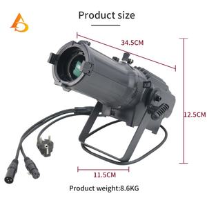 Equipo de Iluminación Profesional para Escenarios, Luz LED Elipsoidal de 100w, IP33, Luces de Perfil DMX - Product Image 5