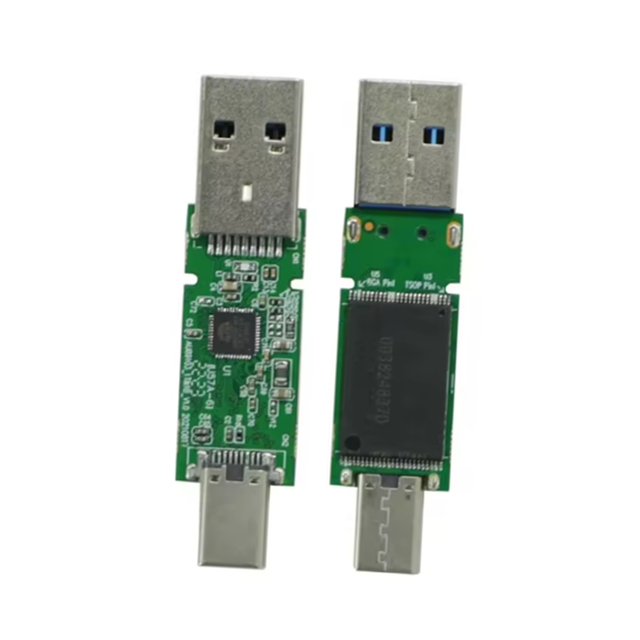 Bulk OTG Type-C USB Flash Drive PCBA Chips 8GB-256GB USB 3.0/2.0 Fast Speed Naked Memory Chips