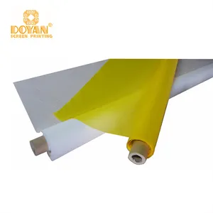 पीला सफेद बोल्टिंग कपड़ा 60 80 90 100 110 120 150 200 230 250 300 जाल पॉलिएस्टर सिल्क स्क्रीन प्रिंटिंग जाल स्क्रीन प्रिंटिंग के लिए