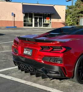 Diffuseur arrière en fibre de carbone sèche pour Chevrolet <span class=keywords><strong>Corvette</strong></span> C8 Z06 ZR1, kit carrosserie pour pare-chocs arrière - Product Image 3