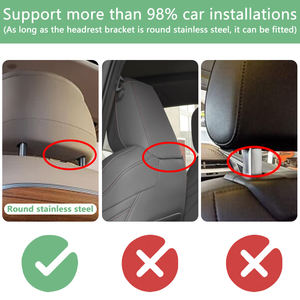 شاشة مسند رأس عالمية للسيارة 10.1 بوصة بنظام أندرويد مشغل وسائط متعددة للسيارات 2+32 جيجابايت تدعم بلوتوث وواي فاي وميزة انعكاس الشاشة - Product Image 6