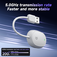 Adaptador KYERE Mini con Cable para CarPlay y Android Auto con Conexión Bluetooth, Dongle USB Portátil para Autos BMW, Conducción Segura