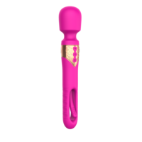 Jouet sexuel magnétique USB OEM pour femmes, 2 en 1, vibrateur vibrant, bâton AV