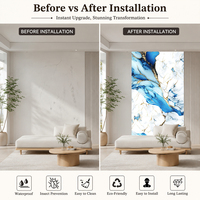 Panel de Pared de PVC con Tecnología Nano, Transpirable, con Protección UV, Antibacteriano, Inodoro, para Decoración de Interiores, Ideal para Guarderías
