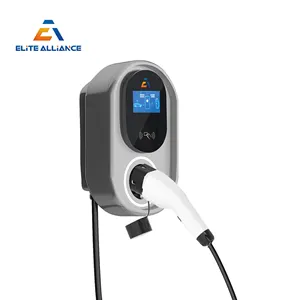 Alemanha KFW Listado 380V Type2 MID meter 22kw 11kw App Wallbox Ev Carregador Para Carro Elétrico