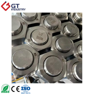 High Quality M4 <strong>M5</strong> M6 M8 M10 Natural Color GB5780 DIN933 Incoloy High-Nickel Steel Hex Head <strong>Bolt</strong> for Aerospace Parts - Product Image 2