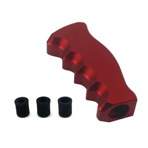 Pomo de palanca de cambios de coche de aleación de aluminio 45x106x35mm, forma ergonómica de mango de cuchillo, ajuste universal - Product Image 3