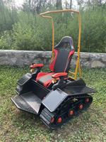 Elektrischer Geländerollstuhl mit Raupenantrieb, Allterrain-Rollstuhl, Gummiketten-Rollstuhl, Raupenantrieb-Umbausatz