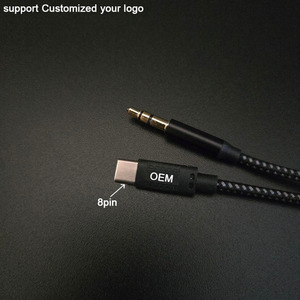 Câbles audio auxiliaires Hi-Fi stéréo pour voitures, couleur macaron, avec connecteurs 8 broches iOS vers DC 3.5 pour amplificateurs - Product Image 3
