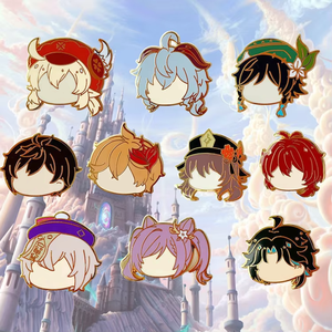 थोक शास्त्रीय मोबाइल फोनों मूवी चरित्र सामान धातु पिन बैज प्यारा तामचीनी अंचल पिन - Product Image 2