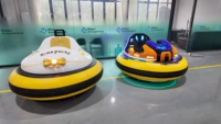 360 °   Voiture tamponneuse gonflable RC avec lumières LED – Le plaisir sportif ultime en intérieur pour tous les âges
