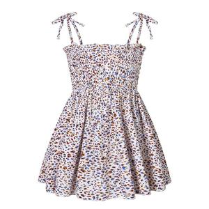 Vestido de Verano para Niñas al por Mayor, Diseño Halter de Algodón Cómodo con Estampado, Vestido de Algodón para Niñas - Product Image 4