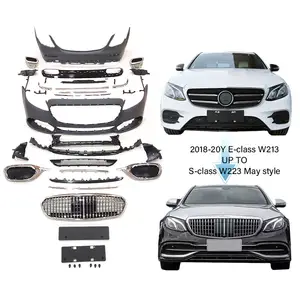 2018-20y E class W213 upgrade to S class W223 May style car bumpers body kit system auto body parts accessories for mercedes
