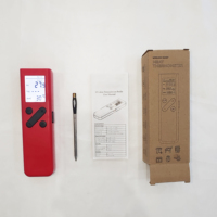 Thermomètre sans fil de barbecue de viande de testeur de température de nourriture de cuisine numérique rechargeable par USB de ménage avec la sonde d'acier inoxydable