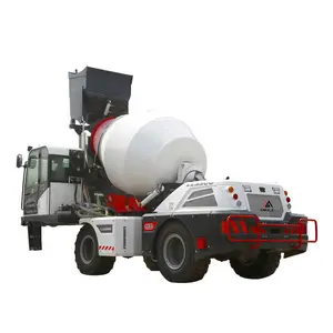 Beste Kwaliteit 3.5m3 Zelfladende Mobiele Automatische Voeding Betonmixer Truck