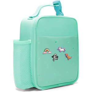 Wholesale Oem Custom Printing Insulated Chocolate Ice Cream Cake Cool Kids Lunchbag With Drink Holder <strong>Coolbag</strong> Thermal Cooler Bag - Product Image 1