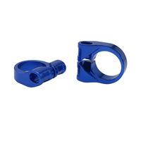 High-precision Cutting Blue Anodized Shiny Polish Turning Parts Milling Aluminum Precision Cnc Machining Parts