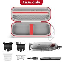 Estuche de Viaje Personalizado para Recortadora de Barba y Cabello Andis Professional T-Outliner, Organizador de Almacenamiento para Accesorios de Corte de Cabello para Hombre