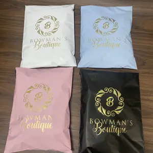 customise big shipping clothes packaging pink clothing poly mailers bags ,mailer courier bags for clothes