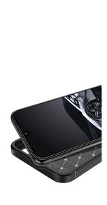 Funda de teléfono de TPU suave de fibra de carbono a prueba de golpes para Xiaomi <span class=keywords><strong>Poco</strong></span> X6 <span class=keywords><strong>Pro</strong></span> 5G Note 13 <span class=keywords><strong>Pro</strong></span> Plus Note 12S <span class=keywords><strong>Poco</strong></span> M6 - Product Image 3