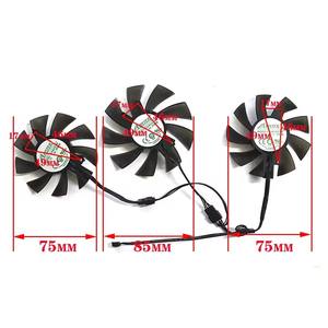 Nuevo ventilador GPU de 85MM y 75MM FY08015L12LPA GA91S2U 4PIN para Galaxy <span class=keywords><strong>Geforce</strong></span> <span class=keywords><strong>GTX</strong></span> <span class=keywords><strong>970</strong></span> <span class=keywords><strong>GTX</strong></span> 980 TI Hof refrigeración de tarjeta gráfica - Product Image 5