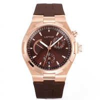 26 Nouvelles Montres Mécaniques Automatiques de Luxe de Haute Qualité pour Hommes, Sport et Affaires, Boîtier Or Rose, Verre Saphir, Affichage de la Date