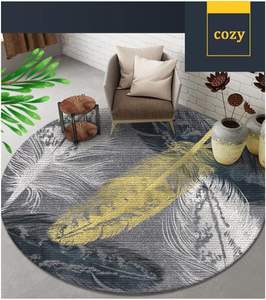 <span class=keywords><strong>Tapis</strong></span> circulaire élégant <span class=keywords><strong>pour</strong></span> la décoration <span class=keywords><strong>de</strong></span> la maison et l'utilisation au <span class=keywords><strong>bureau</strong></span> protège les <span class=keywords><strong>tapis</strong></span> des roues <span class=keywords><strong>de</strong></span> <span class=keywords><strong>chaise</strong></span> et des déversements - Product Image 2