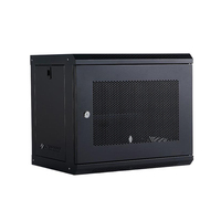 Armoire de serveur Internet murale en acier 9U, armoire réseau DDF, centre de données, utilisation en extérieur, standard 19 pouces